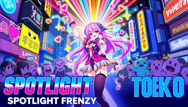Spotlight Frenzy Tokyo - Jabali AI Poster