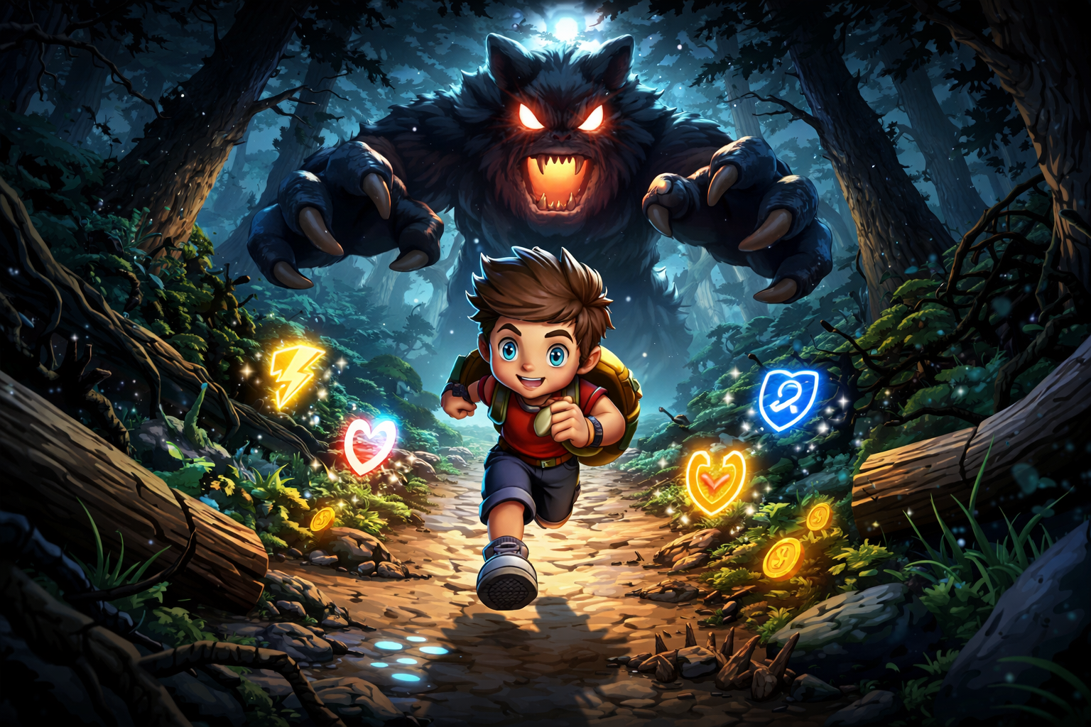 Monster Run Escape - Instant game by Jabali AI