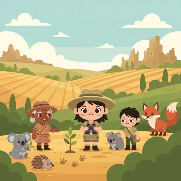 Fox Tracks: Wild Guardians - Jabali AI Poster