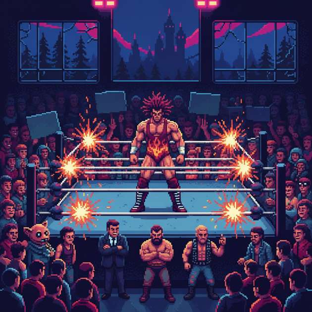 Barbed Wire Rumble - Jabali AI Poster