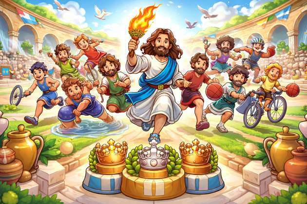 Apostles Arena Gold Silver Bronze - Jabali AI Poster