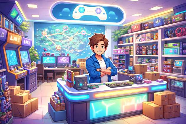 GameHub Tycoon - Jabali AI Poster