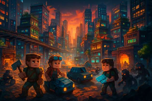 Urban Craft City - Jabali AI Poster