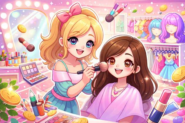 Glam Salon Makeover - Jabali AI Poster