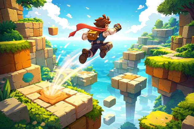 Skybound Sprint - Jabali AI Poster