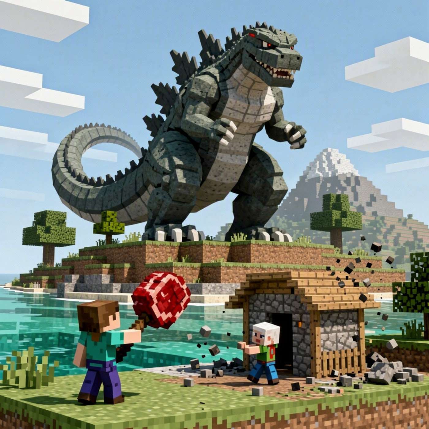 Godzilla Craft Duo game artwork