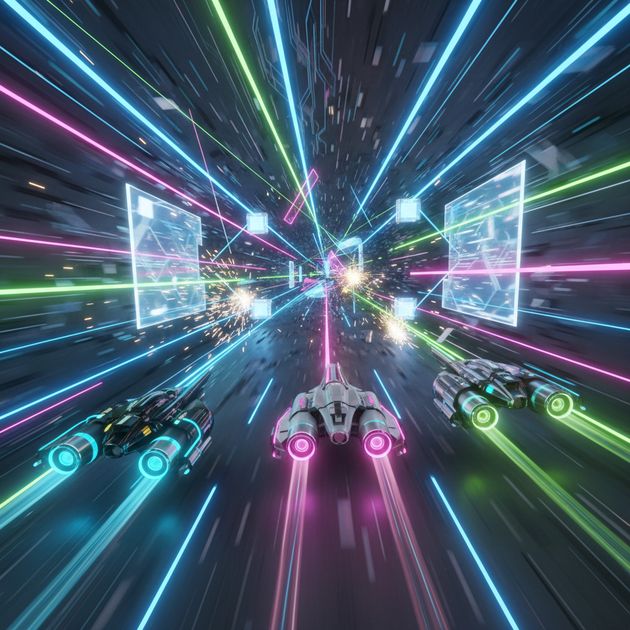 Neon Tunnel RIVAL - Jabali AI Poster