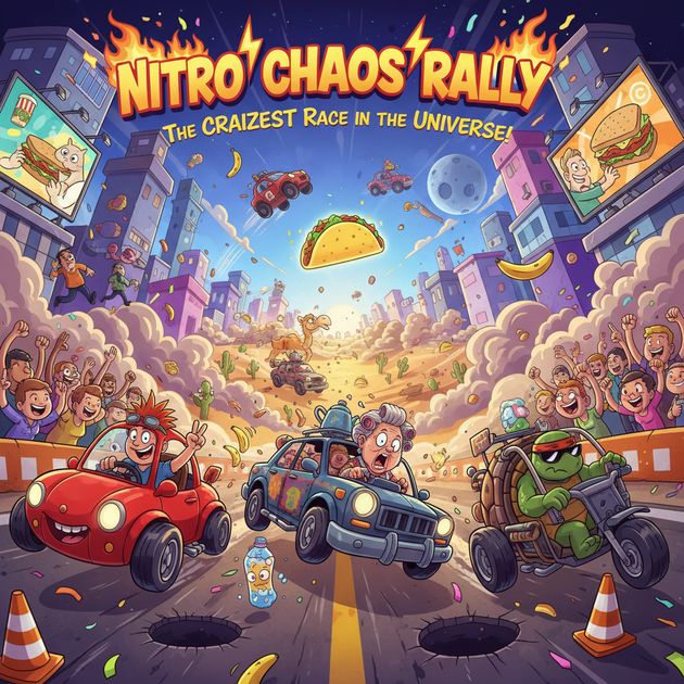 Mayhem on Wheels - Jabali AI Poster