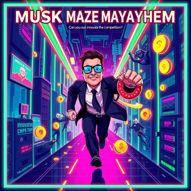 Musk Maze Mayhem - Jabali AI Poster