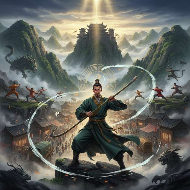 Wudang Ascendant - Jabali AI Poster