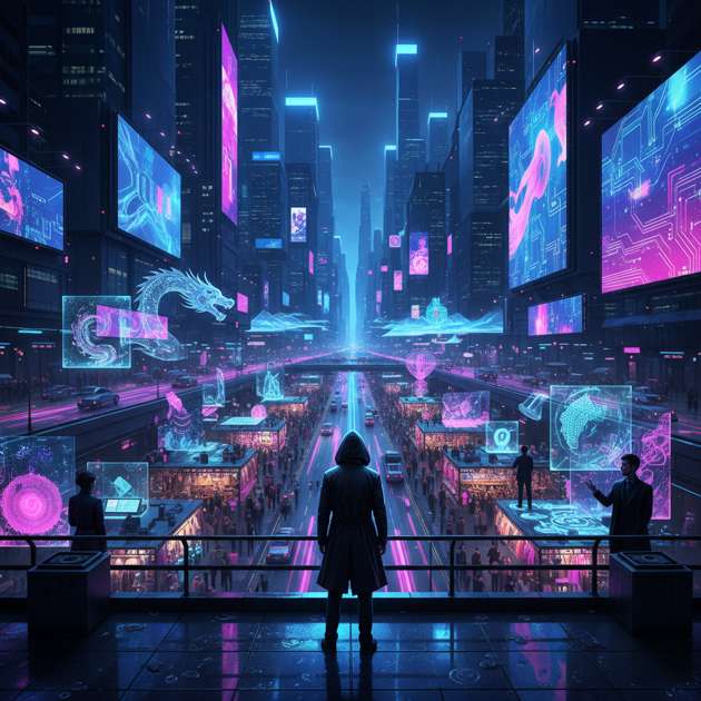 Neon Artisan - Jabali AI Poster