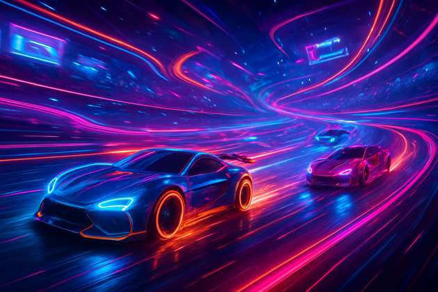 Neon Arena Rivals - 3D Racing by Jabali AI