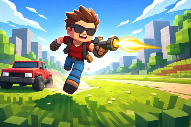 Block City Rush - Jabali AI Poster