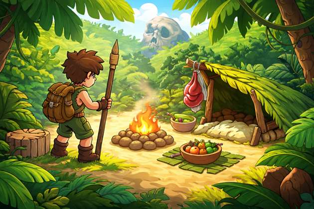 Jungle Survival Quest - Jabali AI Poster