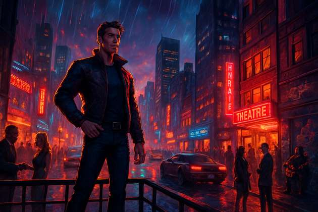 Neon City Pulse - Jabali AI Poster