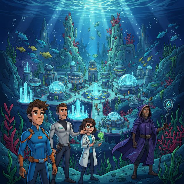 Abyssal Resort - Jabali AI Poster