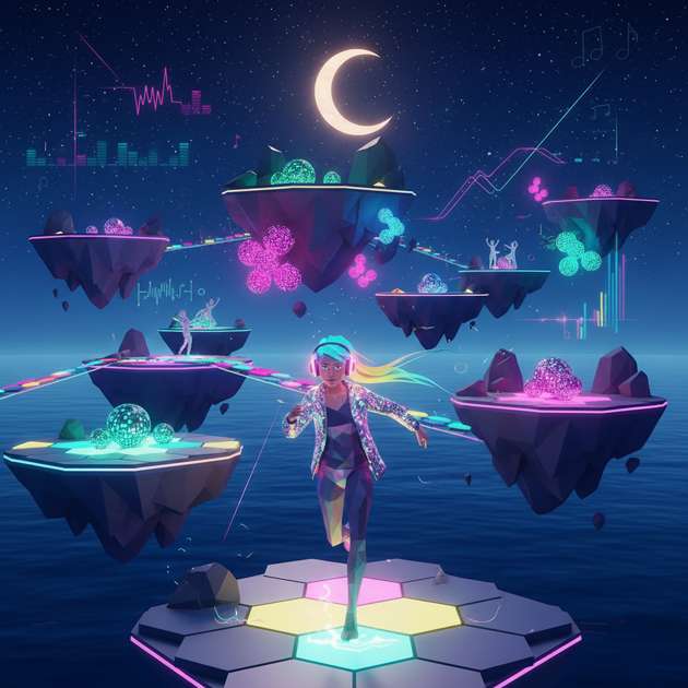 Lumen’s Neon Groove - Jabali AI Poster