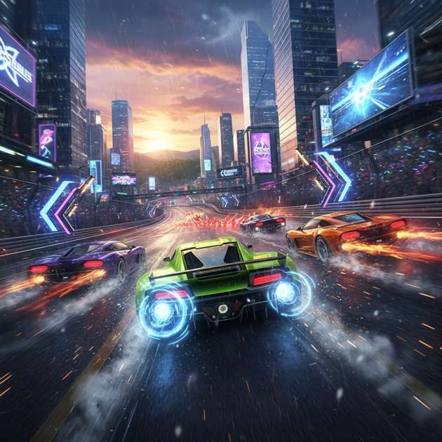 Turbo Rivals: City Clash - 3D Racing by Jabali AI