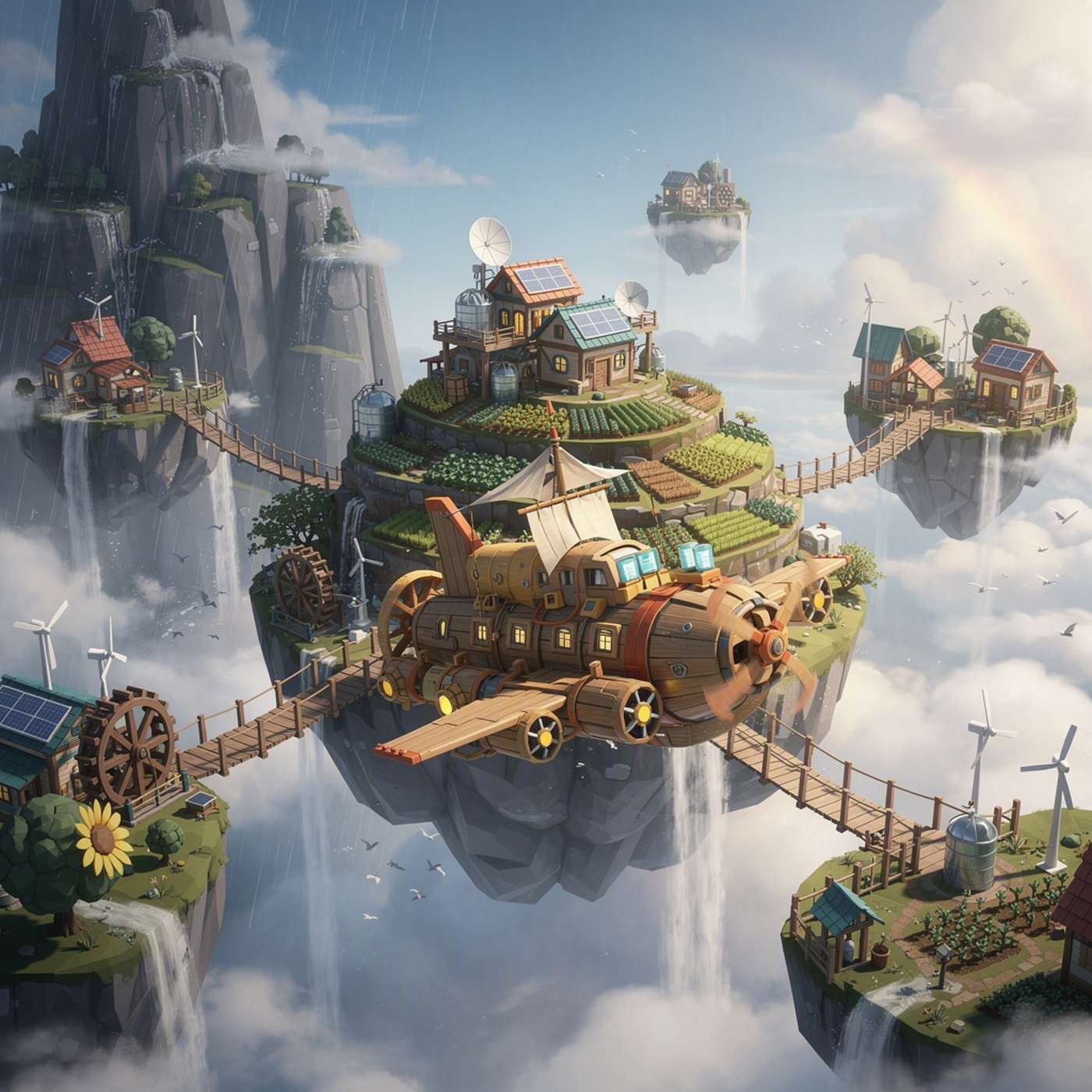 SkyHarvest Isles game artwork