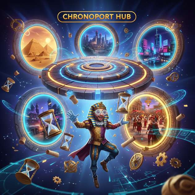Chronoport Chaos Quest - Jabali AI Poster