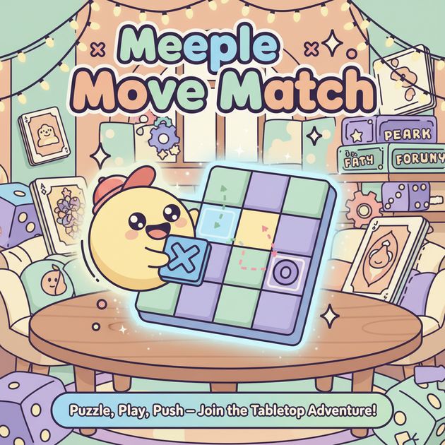 Meeple Move Match - Jabali AI Poster