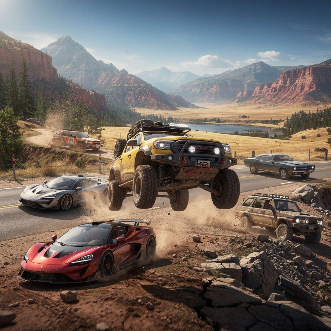 Open World Offroad Cars game artwork