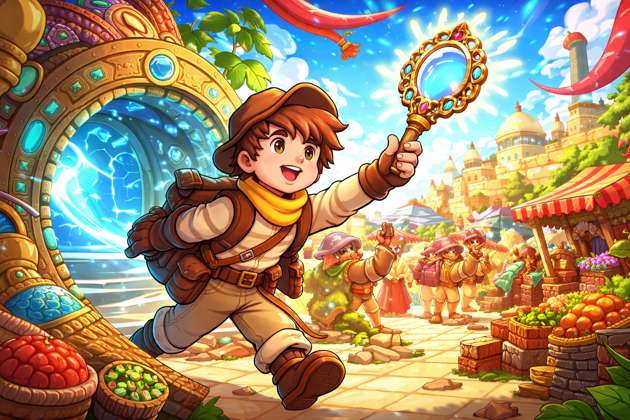 Silk Road Time Machine Quest - Jabali AI Poster