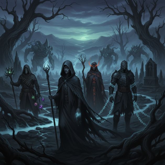 Twilight Ruins - Jabali AI Poster