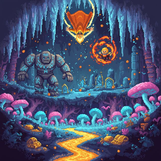 Luminous Deepfall - Jabali AI Poster