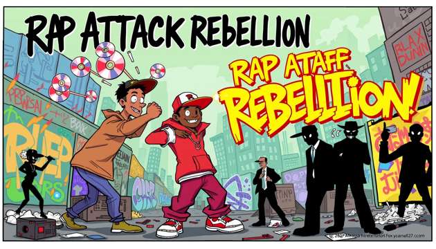 Rap Attack Rebellion - Jabali AI Poster