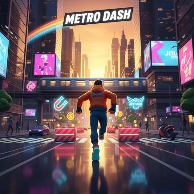 Metro Dash - Jabali AI Poster