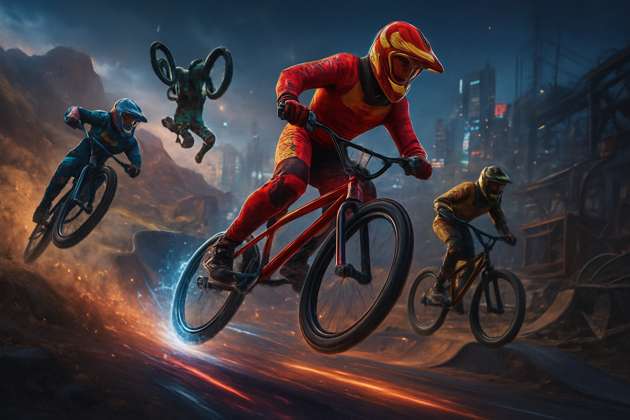 BMX Circuit Showdown - Jabali AI Poster