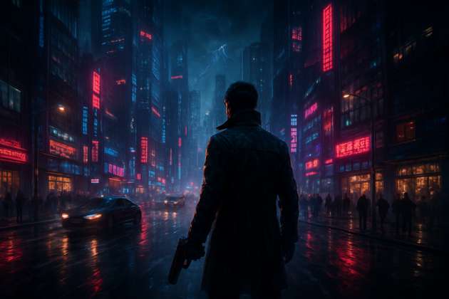 Neon Reign - Jabali AI Poster