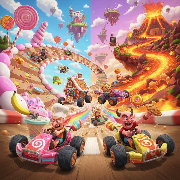 Kart Mayhem: Turbo Tussle - Jabali AI Poster