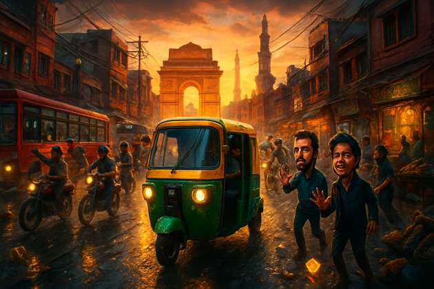 Delhi Chaos - Jabali AI Poster