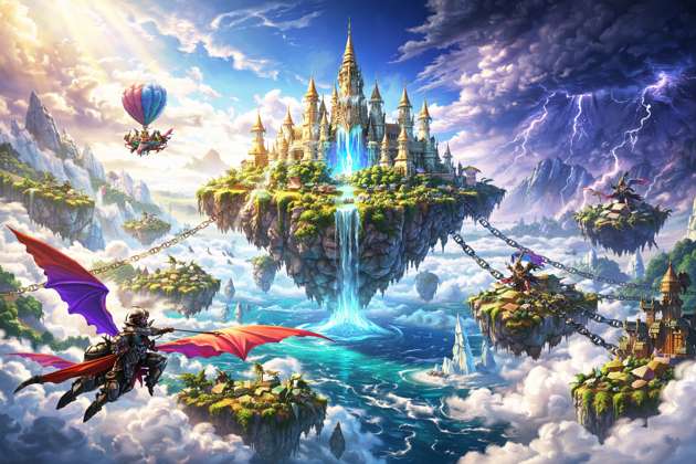 Sky Kingdoms - Jabali AI Poster