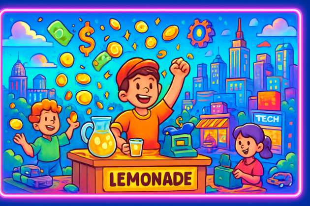 Lemonade Tycoon City - Jabali AI Poster