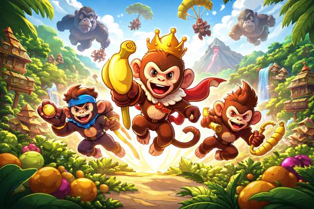 Banana Crown Battle Royale - Jabali AI Poster