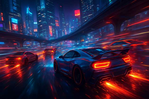 Neon Rivals: Midnight Combat - Jabali AI Poster