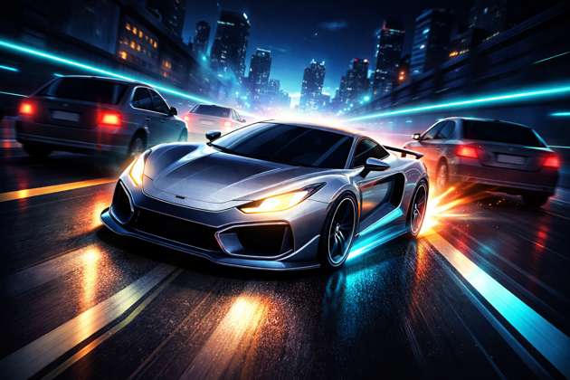 Turbo Traffic Rush - Jabali AI Poster