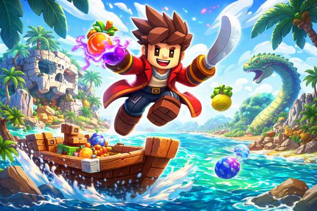 Blox Fruits Adventure - Jabali AI Poster