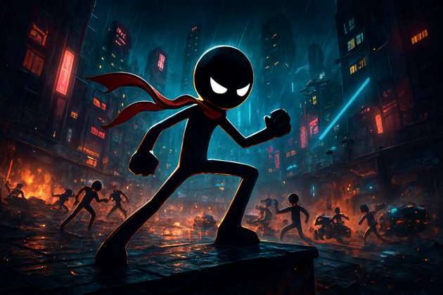 Stickman City Uprising - Jabali AI Poster