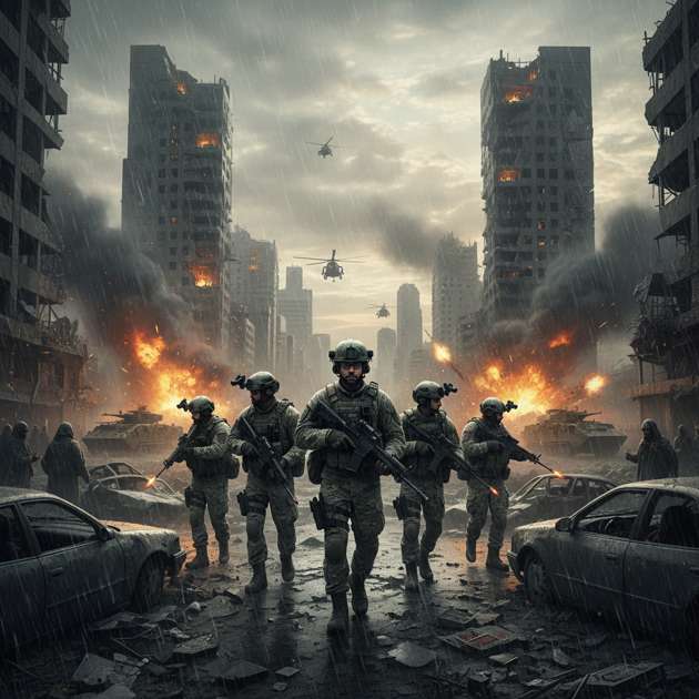 Rupture City Warfare - Jabali AI Poster