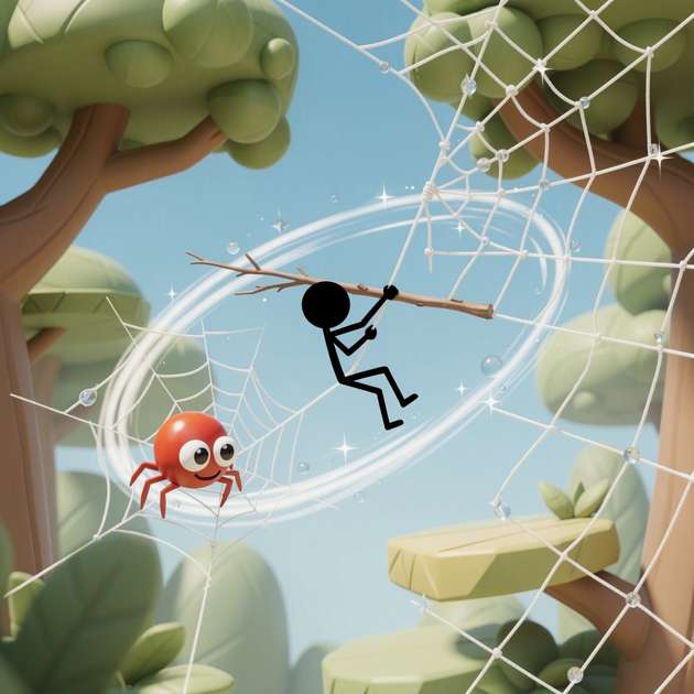 Spider Stick Showdown - Jabali AI Poster