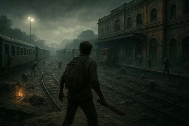 Railway of the Damned - Jabali AI Poster