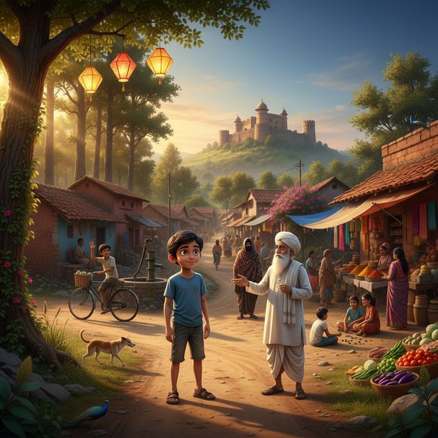 Dreams of Pali Village - Jabali AI Poster