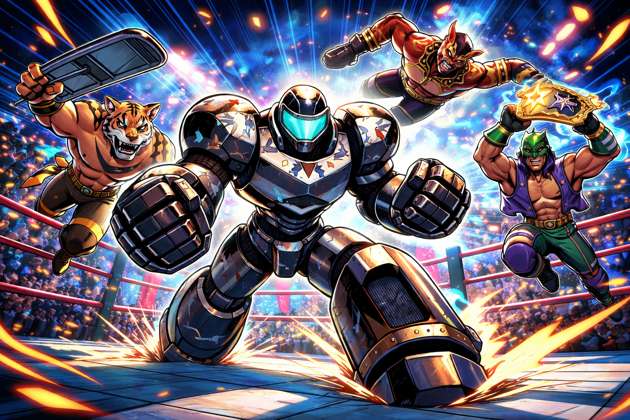 Robot Rumble Wrestling - Jabali AI Poster