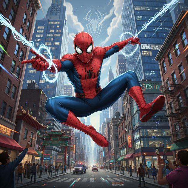 Spider-Man: City Unbound - Jabali AI Poster