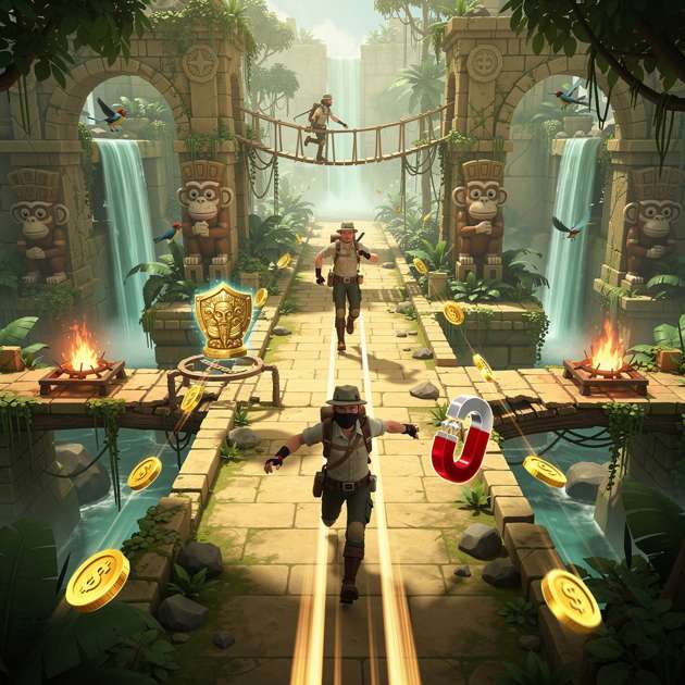 Jungle Rush - Jabali AI Poster