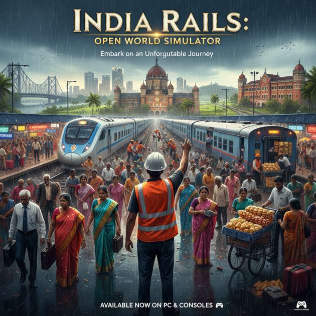 Railway Life: India - Jabali AI Poster